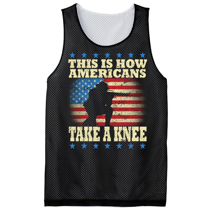 This Is How Americans Take a Knee Mesh Reversible Basketball Jersey Tank