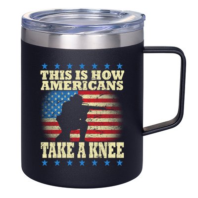 This Is How Americans Take a Knee 12oz Stainless Steel Coffee Mug