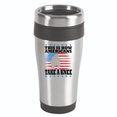 This Is How Americans Take a Knee 16oz Travel Tumbler