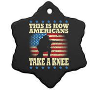 This Is How Americans Take a Knee Ceramic Star Ornament