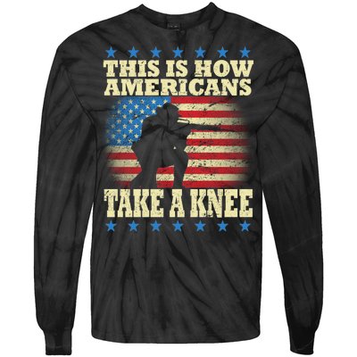 This Is How Americans Take a Knee Tie-Dye Long Sleeve Shirt