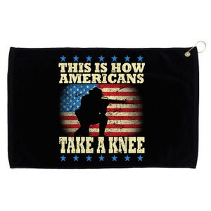 This Is How Americans Take a Knee Grommeted Golf Towel