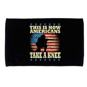 This Is How Americans Take a Knee Microfiber Hand Towel