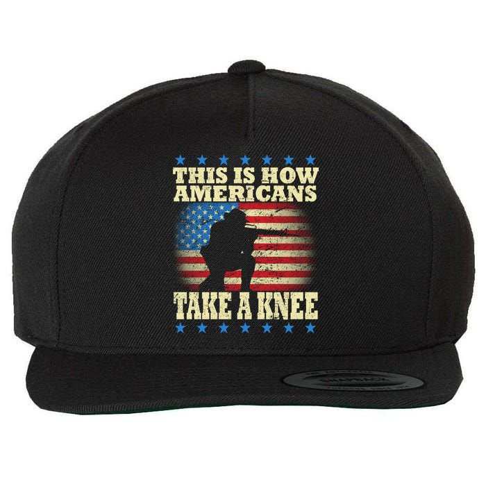 This Is How Americans Take a Knee Wool Snapback Cap