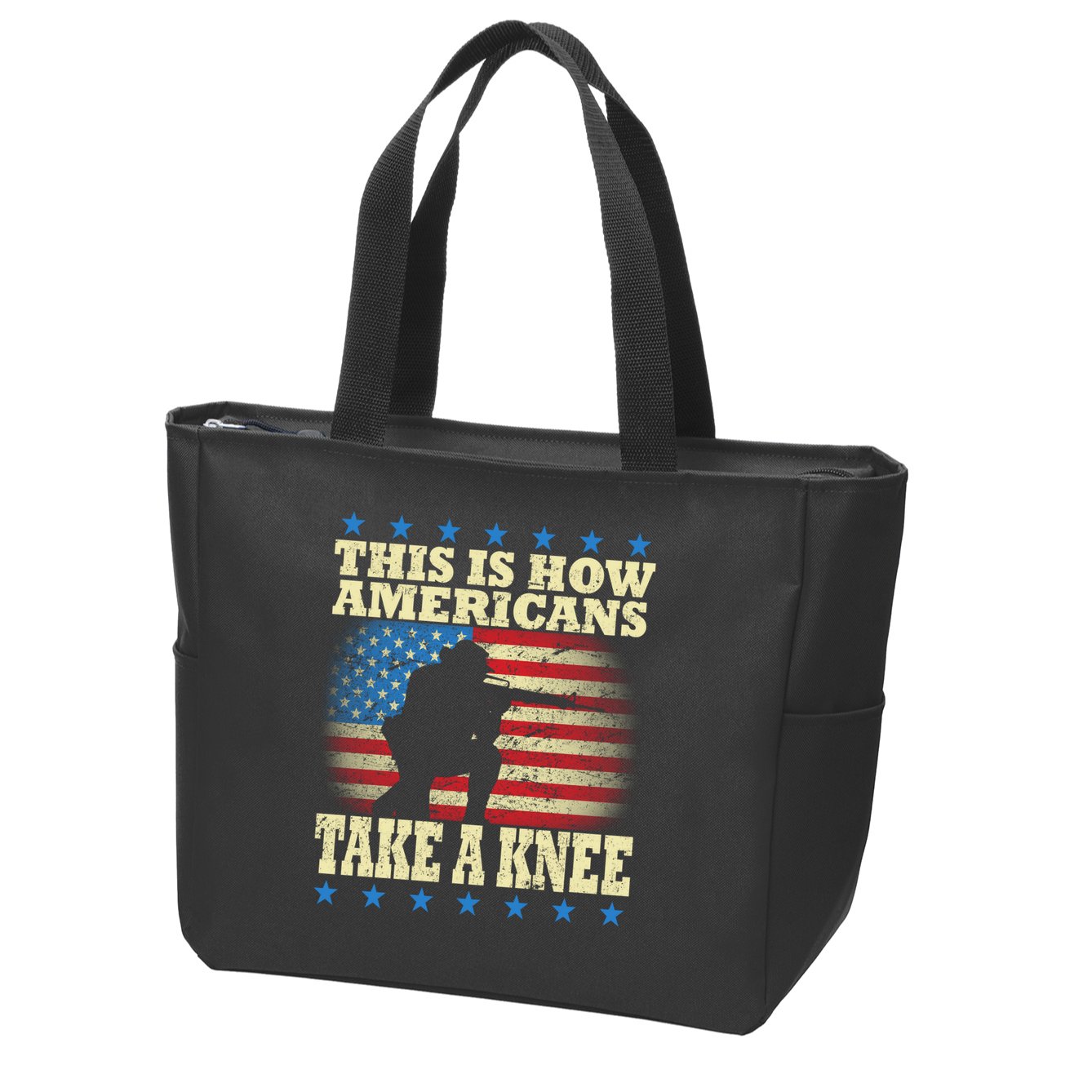 This Is How Americans Take a Knee Zip Tote Bag