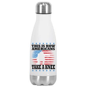 This Is How Americans Take a Knee Stainless Steel Insulated Water Bottle