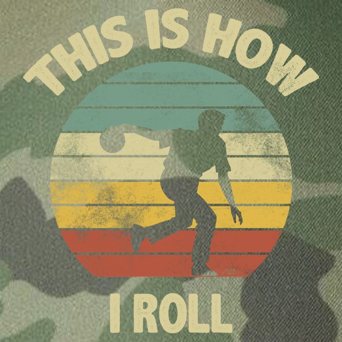 This Is How I Roll Bowling Legacy Tie Dye Trucker Hat