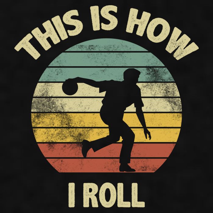 This Is How I Roll Bowling Ladies PosiCharge Tri-Blend Wicking Tank