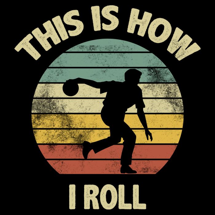 This Is How I Roll Bowling Ladies PosiCharge Competitor Racerback Tank