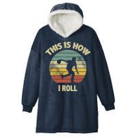 This Is How I Roll Bowling Hooded Wearable Blanket