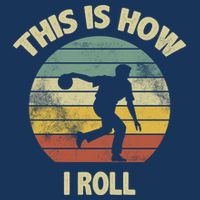 This Is How I Roll Bowling 7-Panel Snapback Hat