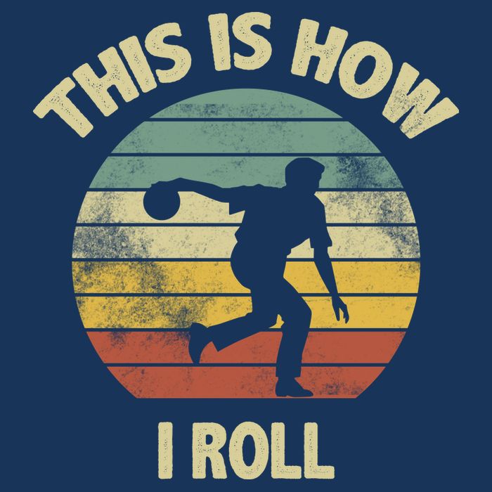 This Is How I Roll Bowling 7-Panel Snapback Hat