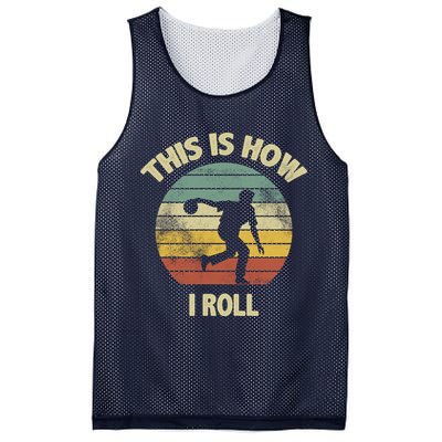 This Is How I Roll Bowling Mesh Reversible Basketball Jersey Tank