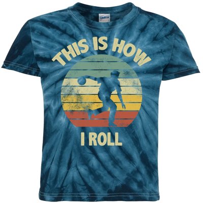 This Is How I Roll Bowling Kids Tie-Dye T-Shirt