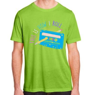 This is How I Roll Cassette Tape Retro 80s Adult ChromaSoft Performance T-Shirt