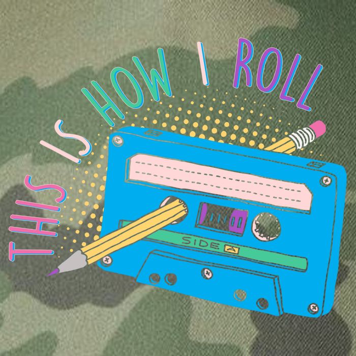 This is How I Roll Cassette Tape Retro 80s Legacy Tie Dye Trucker Hat