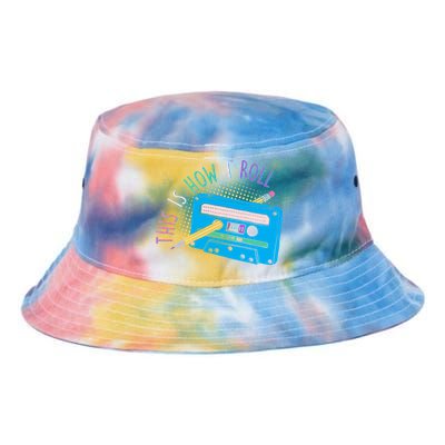 This is How I Roll Cassette Tape Retro 80s Tie Dye Newport Bucket Hat