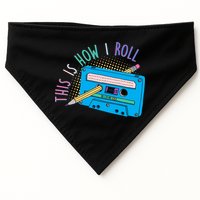 This is How I Roll Cassette Tape Retro 80s USA-Made Doggie Bandana