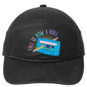 This is How I Roll Cassette Tape Retro 80s 7-Panel Snapback Hat