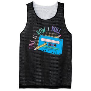 This is How I Roll Cassette Tape Retro 80s Mesh Reversible Basketball Jersey Tank