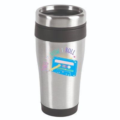 This is How I Roll Cassette Tape Retro 80s 16oz Travel Tumbler