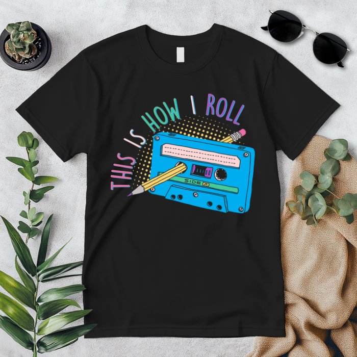 This is How I Roll Cassette Tape Retro 80s Premium T-Shirt