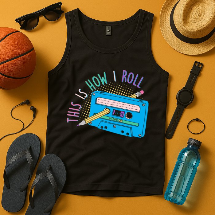 This is How I Roll Cassette Tape Retro 80s Tank Top