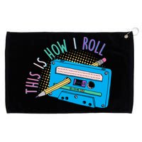 This is How I Roll Cassette Tape Retro 80s Grommeted Golf Towel