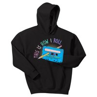 This is How I Roll Cassette Tape Retro 80s Kids Hoodie