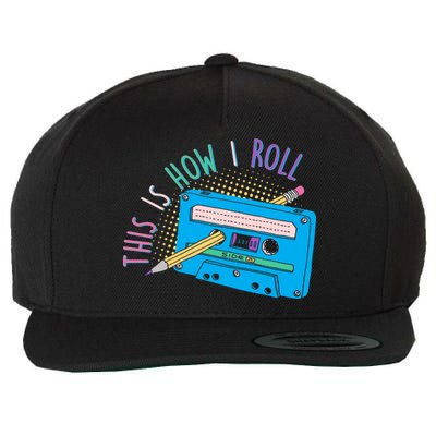 This is How I Roll Cassette Tape Retro 80s Wool Snapback Cap