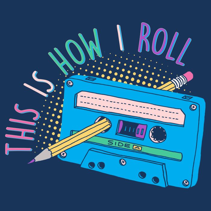 This is How I Roll Cassette Tape Retro 80s Infant Baby Jersey Bodysuit