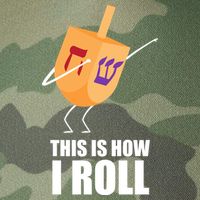 This is How I Roll Dreidel Dabbing Chanukah Legacy Tie Dye Trucker Hat