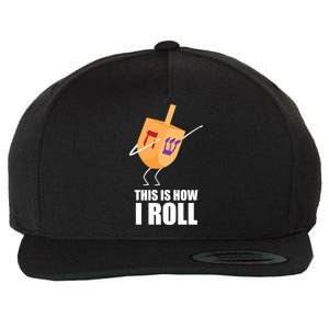 This is How I Roll Dreidel Dabbing Chanukah Wool Snapback Cap