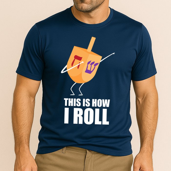This is How I Roll Dreidel Dabbing Chanukah Performance Shirt