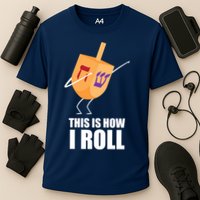 This is How I Roll Dreidel Dabbing Chanukah Performance Shirt