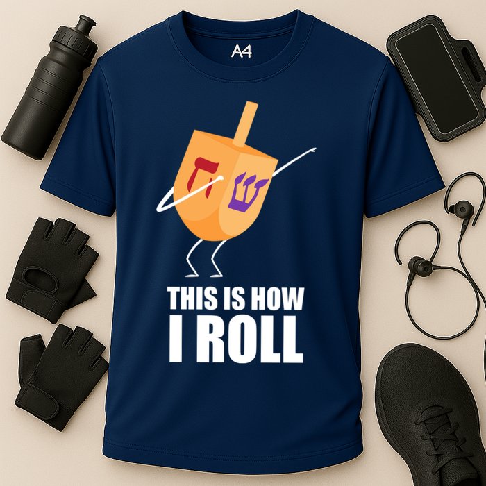This is How I Roll Dreidel Dabbing Chanukah Performance Shirt