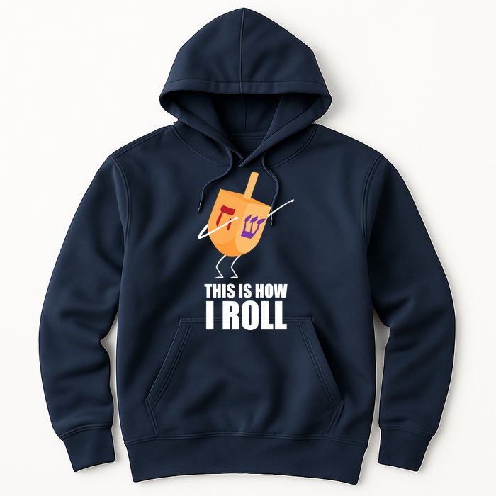 This is How I Roll Dreidel Dabbing Chanukah Hoodie