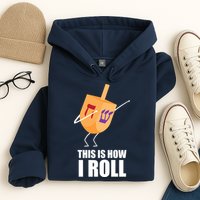 This is How I Roll Dreidel Dabbing Chanukah Hoodie