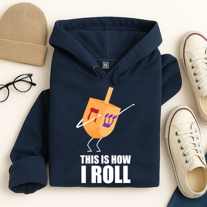 This is How I Roll Dreidel Dabbing Chanukah Hoodie