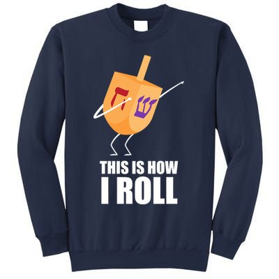 This is How I Roll Dreidel Dabbing Chanukah Sweatshirt