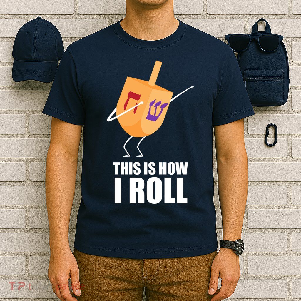 This is How I Roll Dreidel Dabbing Chanukah T-Shirt