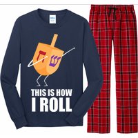 This is How I Roll Dreidel Dabbing Chanukah Long Sleeve Pajama Set