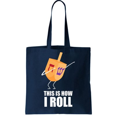 This is How I Roll Dreidel Dabbing Chanukah Tote Bag