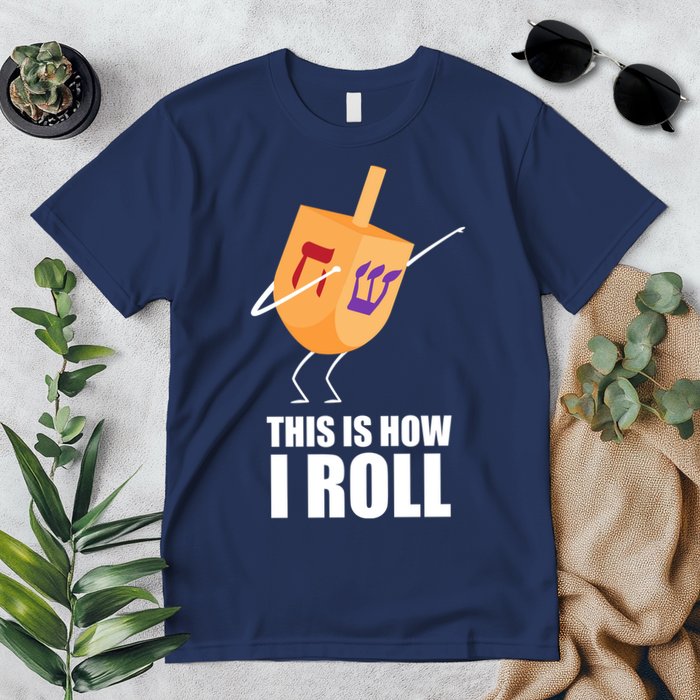 This is How I Roll Dreidel Dabbing Chanukah Premium T-Shirt