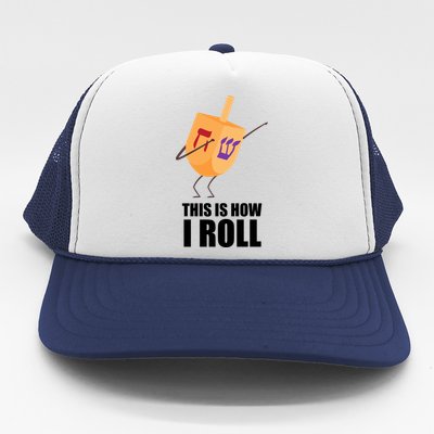 This is How I Roll Dreidel Dabbing Chanukah Trucker Hat