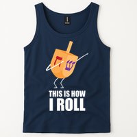This is How I Roll Dreidel Dabbing Chanukah Tank Top