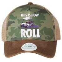 This Is How I Roll Golf Cart Legacy Tie Dye Trucker Hat