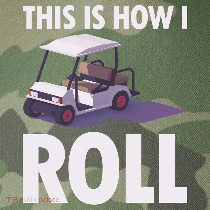 This Is How I Roll Golf Cart Legacy Tie Dye Trucker Hat