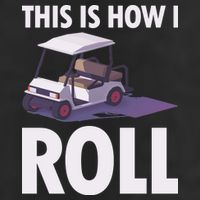 This Is How I Roll Golf Cart Adult Drive Performance Visor