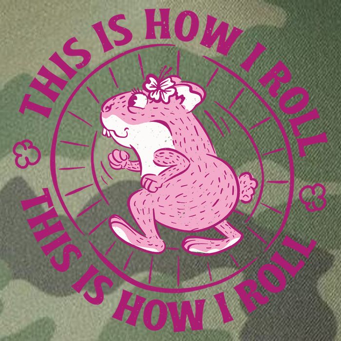 This Is How I Roll Hamster Legacy Tie Dye Trucker Hat
